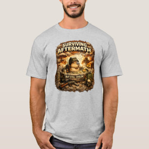 T-shirt Chemise Mème Capybara Après les Conséquences Survi
