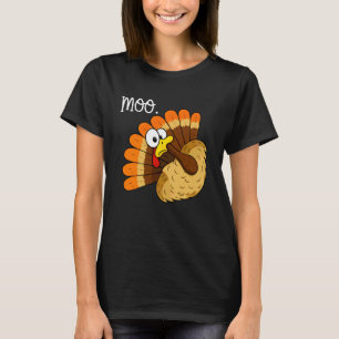 T-shirt Chemise Meuglement Dinde Vache Faussement Drôle Hu