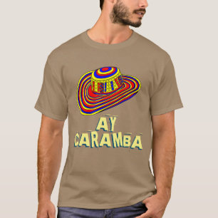 T-shirt Chemise mexicaine colorée de sombrero d'Ay caramb