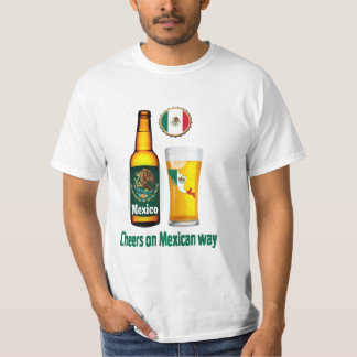 T-shirt Chemise mexicaine de bière