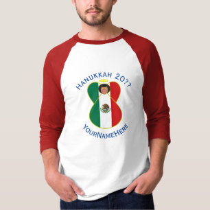 T-shirt Chemise mexicaine personnalisée pour Hanukkah à ma