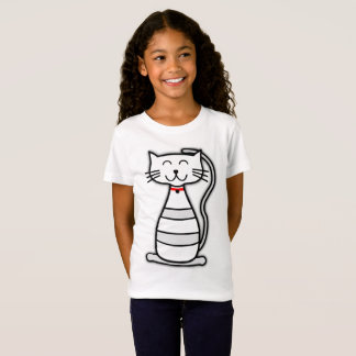 T-Shirt Chemise mignonne de chat