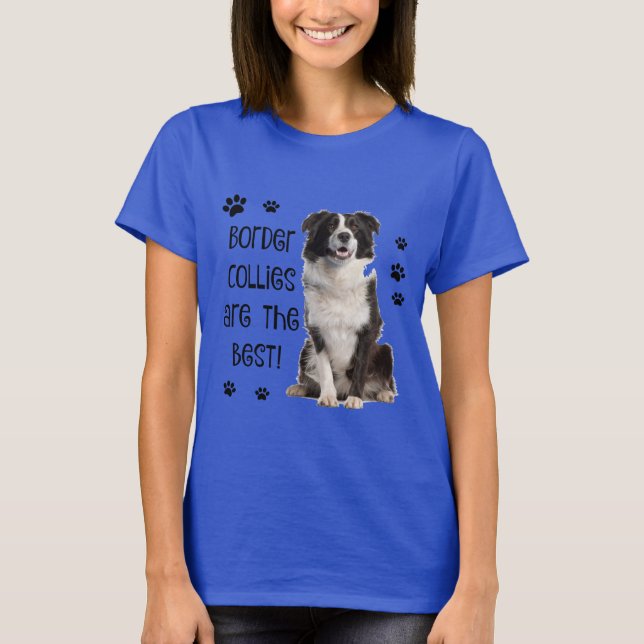 T-shirt Chemise mignonne de chien ! Les colleys de (Devant)