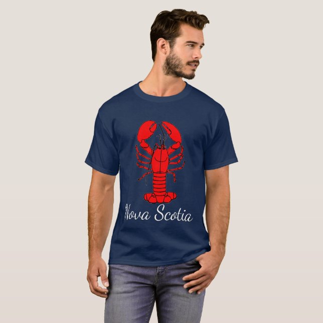 T-shirt Chemise mignonne de homard de la Nouvelle-Écosse (Devant entier)