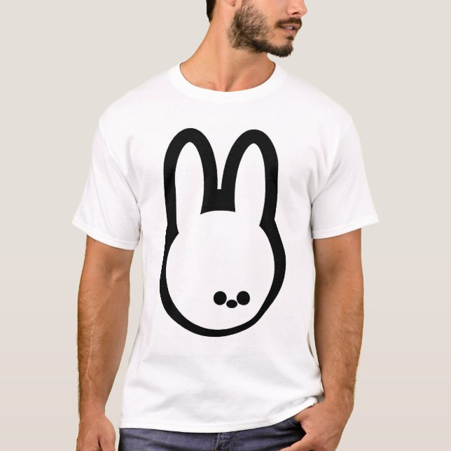 T-shirt Chemise mignonne de lapin (Devant)