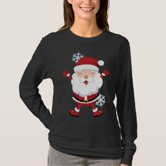 T-shirt Chemise mignonne de Père Noël - tailles d'ados et