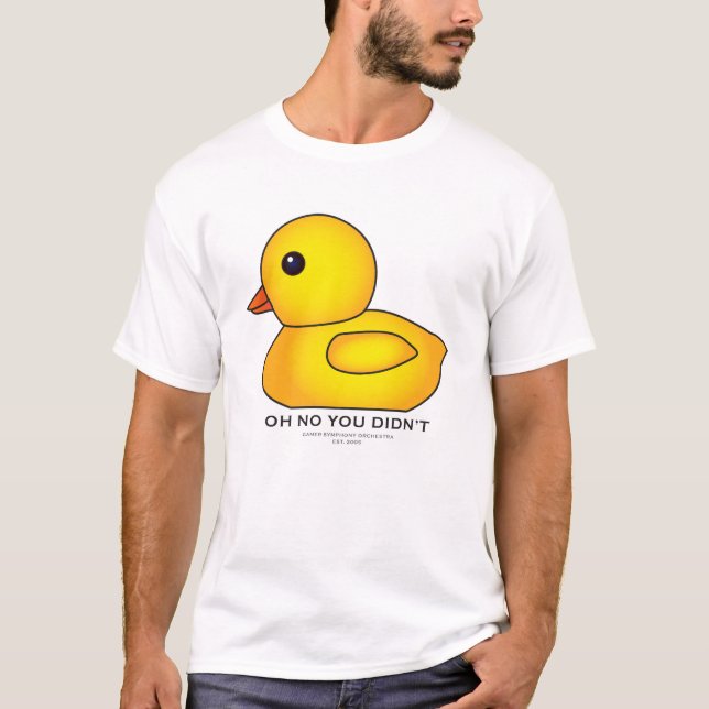 T-shirt Chemise mignonne en caoutchouc - blanc (Devant)