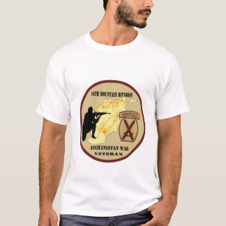 T-shirt chemise militaire de "10ème de montagne vétéran de