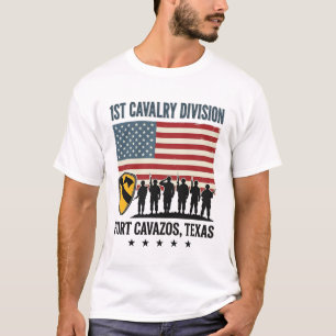 T-shirt Chemise militaire vintage de la 1re division de ca