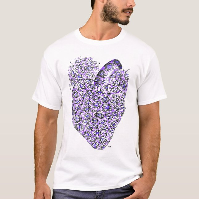 T-shirt Chemise minable de coeur (Devant)