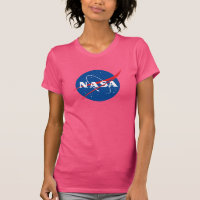 Chemise mince féminine Iconique de la NASA (Rose c