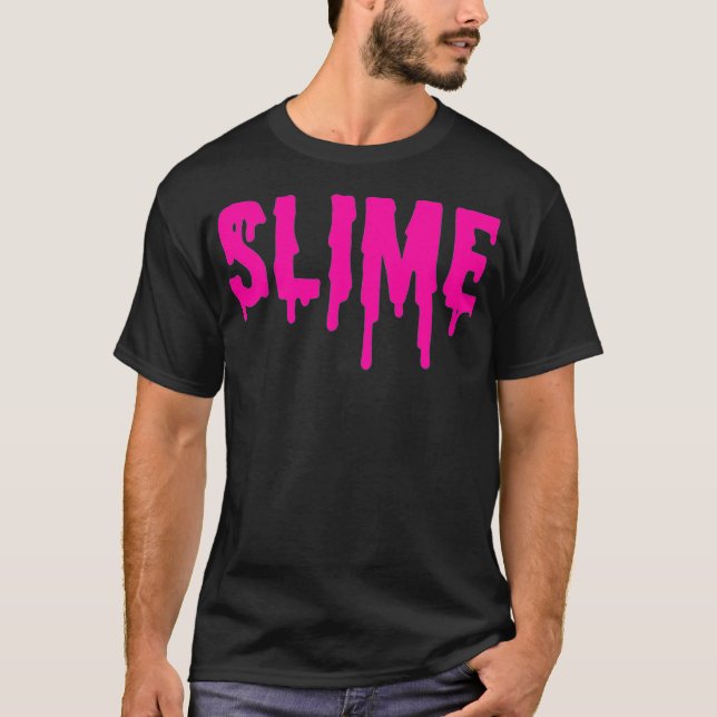 T-shirt Chemise mince rose Slime Cadeau rose Slime Premium (Devant)