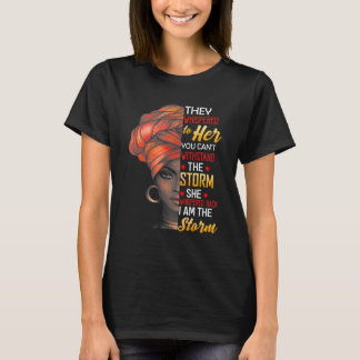 T-shirt Chemise Mois de l'histoire des Noirs Femme africai