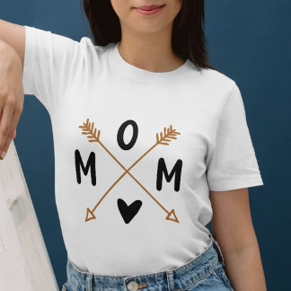 T-shirt Chemise MOM Boho Arrow - Maman Tribale Minimaliste