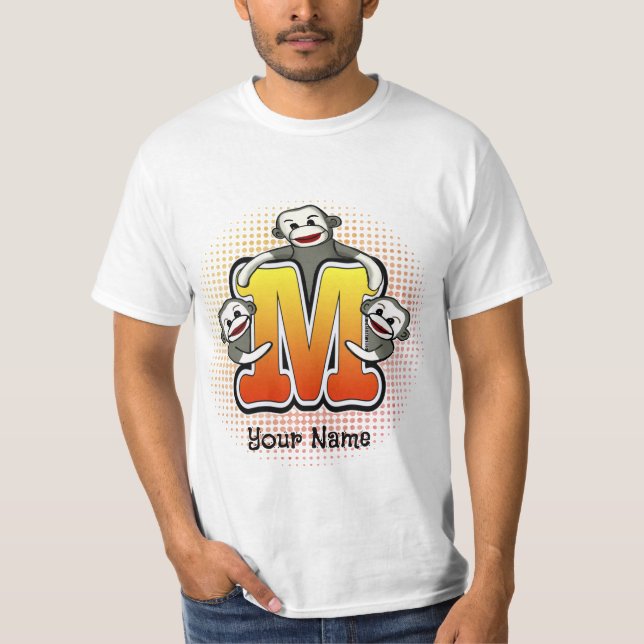 T-shirt Chemise Monogram M Sock Monkey (Devant)