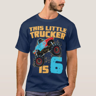 T-shirt Chemise Monster Truck 6e anniversaire