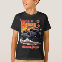Chemise Monster Truck "Crush Second Grade"