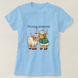 T-shirt Chemise Mooey Kissmas Highland Vaches