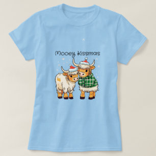 T-shirt Chemise Mooey Kissmas Highland Vaches