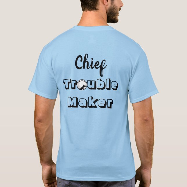 T-shirt Chemise Moon Dog Troublemaker (Dos)