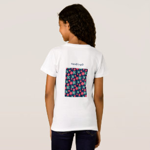 T-Shirt chemise motif camélia et oiseau_1