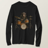 Chemise Motif du tambour singe