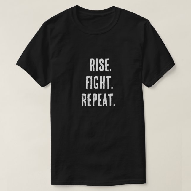 T-shirt Chemise Motivante de Boxe (Design devant)