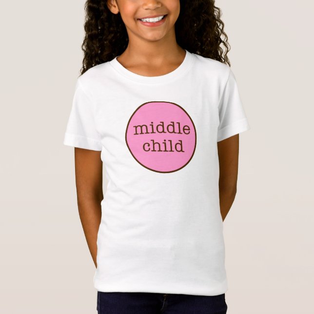T-Shirt Chemise moyenne d'enfant (Devant)