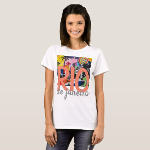 T-shirt Chemise murale Graffiti Rio de Janeiro Brésil, w 2