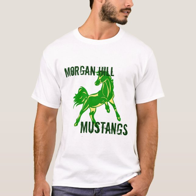 T-shirt Chemise Mustang Vert-Or (Devant)
