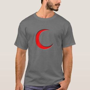 T-shirt Chemise musulmane avec le symbole de demi-lune