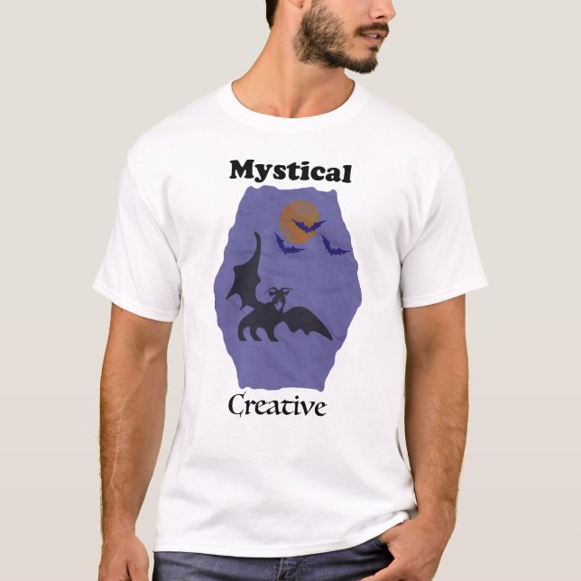 T-shirt Chemise "Mystical Creative" pour hommes par Billy  (Devant)