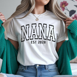 T-shirt Chemise Nana, Chemise Grand-mère de Bloc Universit