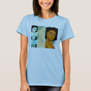 T-shirt Chemise naturellement turquoise