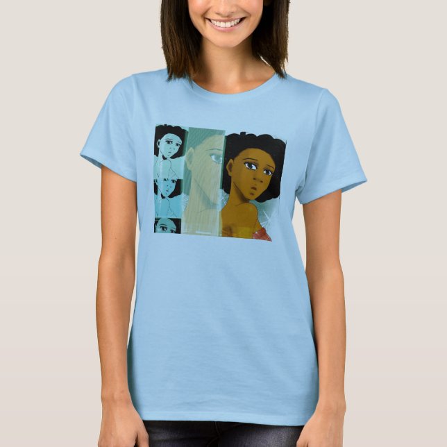 T-shirt Chemise naturellement turquoise (Devant)