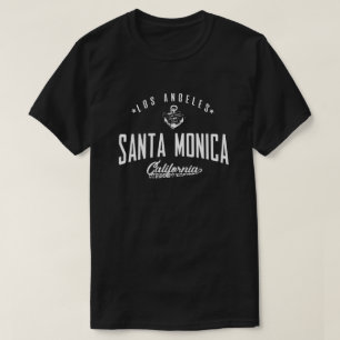 T-shirt chemise nautique de Santa Monica - de mer de CA -