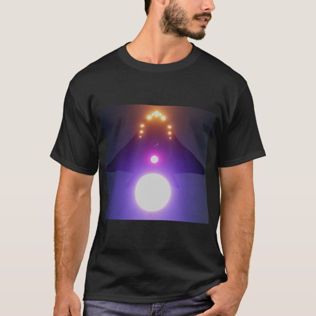 T-shirt Chemise Neon Spacecraft (Devant)
