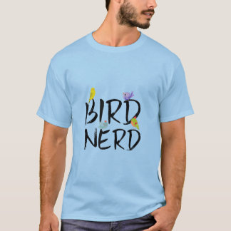 T-shirt Chemise Nerd, Amoureux des oiseaux