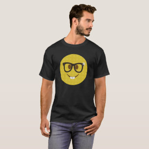 T-shirt Chemise nerd de partie d'Emoji - Emoji ringard