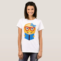 Chemise nerd de rat de bibliothèque d'Emoji