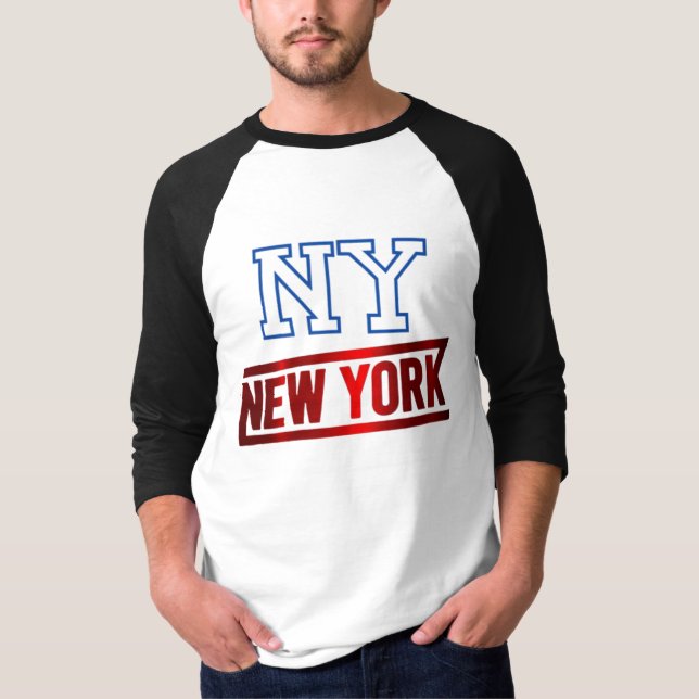 T-shirt Chemise New York, Chemise NY, Louveur New York (Devant)