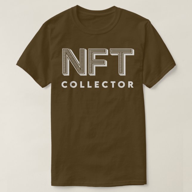 T-shirt Chemise NFT, Collecteur NFT, Collecteurs NFT Life  (Design devant)