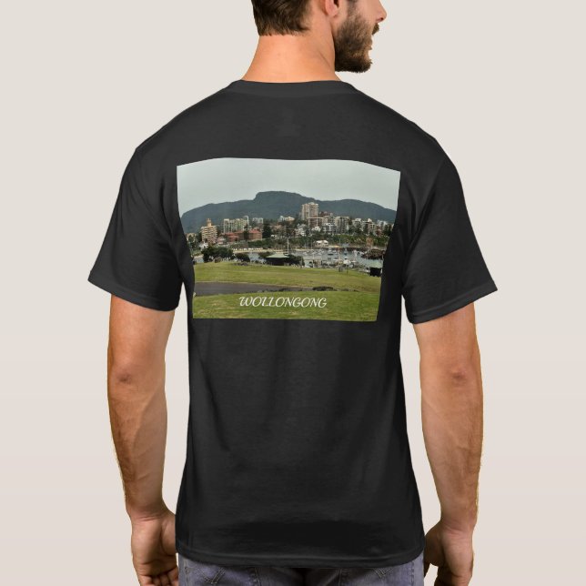 T-SHIRT CHEMISE NOIRE (Dos)