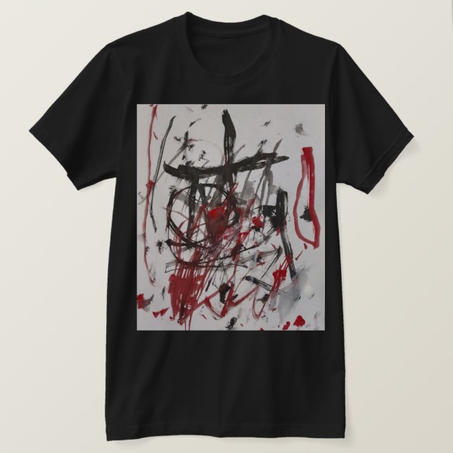 T-shirt Chemise noire (Design devant)