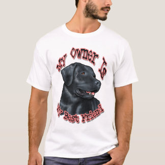 T-shirt Chemise noire de laboratoire de meilleur ami