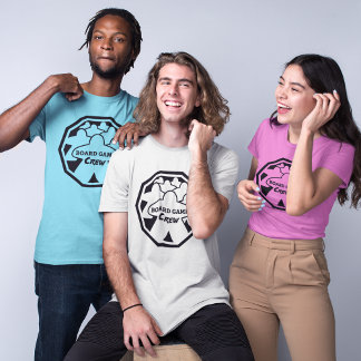 T-shirt Chemise noire de l'équipage de jeu de société