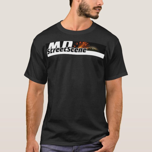 T-shirt Chemise noire de MDSS (Devant)
