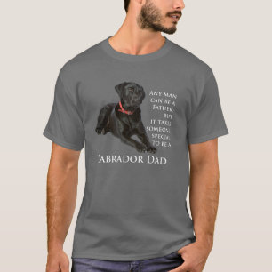 T-shirt Chemise noire de papa de laboratoire