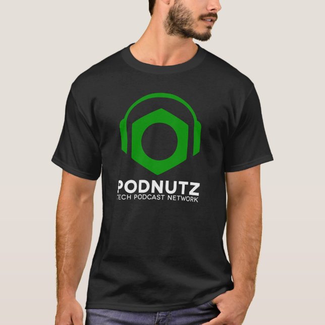 T-shirt Chemise noire de Podnutz (Devant)