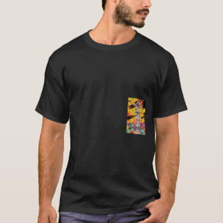 T-shirt Chemise noire de Polonais de totem